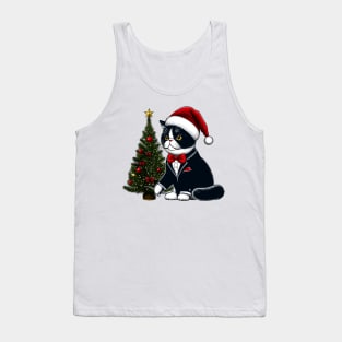 Exotic Shorthair Cat Christmas Tank Top